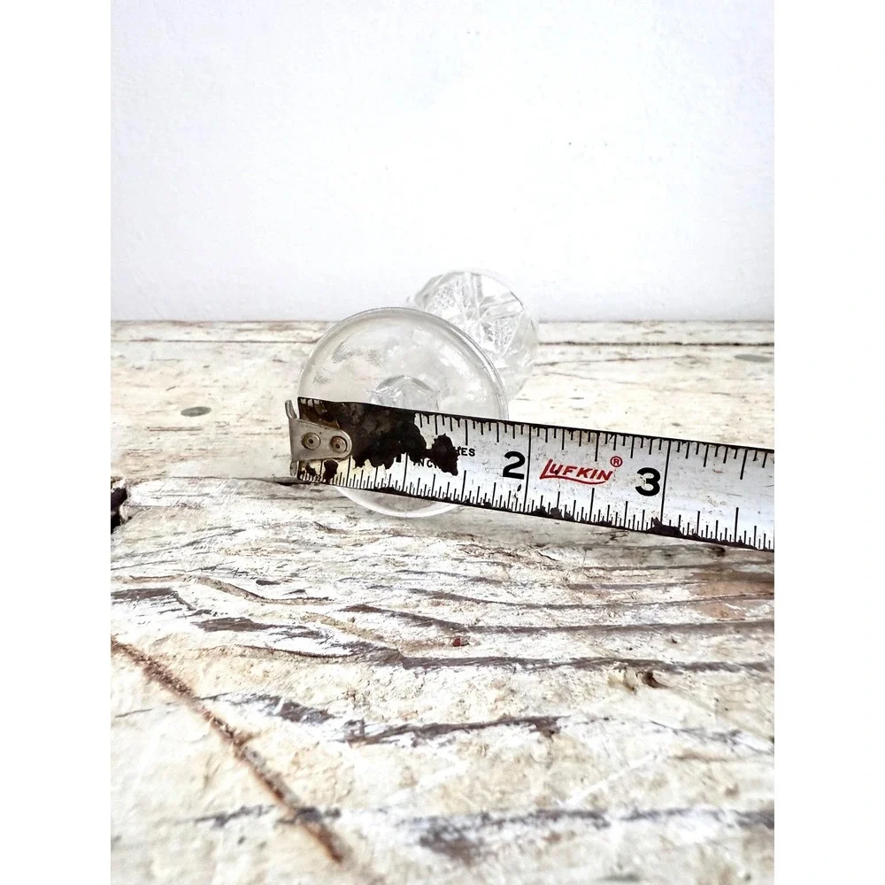 Antique‎ EAPG Co-Operative Flint No. 296 Cordial Glass 1oz 3.25" Diamond Pattern - Picture 6 of 7
